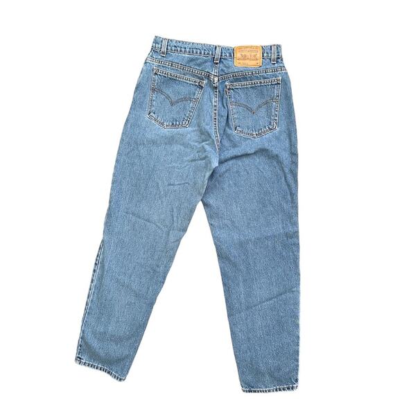 Vtg 90s Levis 950 Jeans WOMENS 14 Relaxed Fit Tapered Fit Orange Tab - Picture 4 of 9